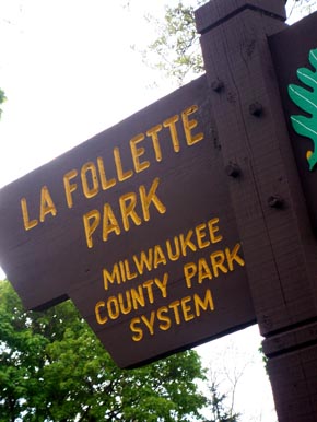 LaFollette Park sign
